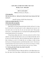 Một hình thức kiểm tra – đánh giá văn thuyết minh trong chương trình ngữ văn lớp 10  