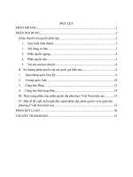 Tiểu luận môn Lý luật nhà nước và pháp luật về Xu hướng phân quyền các quốc gia trên thế giới hiện nay