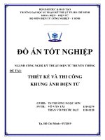 THIẾT kế và THI CÔNG KHUNG ẢNH điện tử