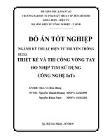 THIẾT kế và THI CÔNG VÒNG TAY đo NHỊP TIM sử DỤNG CÔNG NGHỆ iots