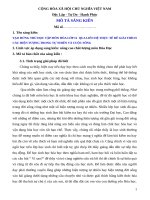 Tạo hứng thú học tập môn hóa học lớp 12 qua liên hệ thực tế để giải thích các hiện tượng trong tự nhiên và cuộc sống