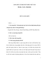 Giải pháp dạy học lịch sử theo định hướng tiếp cận năng lực học sinh ở trường phổ thông 