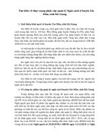 Thực trạng quản lý phân cấp Ngân sách nhà nước tại huyện Xín Mần - tỉnh Hà Giang