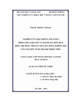 Nghiên cứu đặc điểm lâm sàng, hình ảnh x-quang và đánh giá kết quả điều trị phẫu thuật vẹo cột sống không rõ căn nguyên tuổi thanh thiếu niên (FULL TEXT)