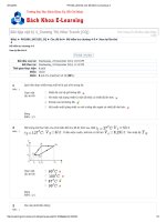 Đề kiểm tra môn vật lí đại cương chương 4 5 part 1