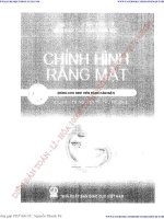 Sách Chỉnh Hình Răng Mặt – Đại Học Y Hà Nội