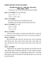 BO DE THAM KHAO HKI TOAN 6