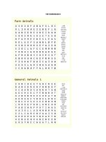 THE WORD SEARCH  TRÒ CHƠI Ô CHỮ TIẾNG ANH