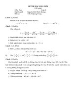 De thi hoc sinh gioi toan 8