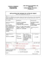 Application LC   midterm assignment international payment