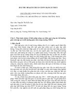 BÀI THU HOẠCH CHUẨN CDNN HẠNG II THCS (1)