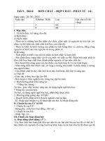 hóa 8 tuần 5,6  tiết 11,12