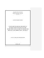 Sử dụng phương pháp dạy học hợp tác kết hợp với một số kĩ thuật dạy học để phát triển năng lực hợp tác cho học sinh thông qua phần hiđrocacbon  hóa học 11 