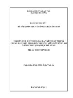 Nghiên cứu hệ thống bài tập kỹ thuật trong giảng dạy môn bóng rổ cho sinh viên lớp bóng rổ nâng cao tại đại học đà nẵng tt 