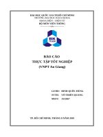 BÁO cáo THỰC tập VNPT AG