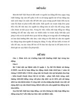 Câu 1. Phân tích các trường hợp bồi thường thiệt hại trong lao động. Câu 2. Bà V thử việc tại Bệnh viện H (quận 1, Tp. Hồ Chí Minh) từ tháng 32009, sau đó ký hợp đồng lao động chính thức thời hạn 1 năm từ tháng 72009 đến 72010, công việc kỹ thuật viên tại