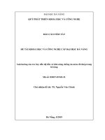 Ảnh hưởng của tro bay đến độ bền và khả năng chống ăn mòn cốt thép trong bê tông tt 