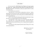 Thiết kế một số chủ đề dạy học tích hợp trong dạy học chương nitơ photpho nhằm phát triển năng lực vận dụng kiến thức vào thực tiễn cho học sinh 