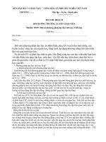 Bài thu hoạch bồi dưỡng thường xuyên tiểu học module TH15 một số phương pháp dạy học tích cực ở tiểu học 