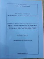 Nghiên cứu đề xuất nhóm giải pháp nhằm nâng cao hiệu quả của việc thực hiện các dự án theo hình thức đối tác công tư (PPP) trong đầu tư xây dựng cơ sở hạ tầng kỹ thuật tại thành phố đà nẵng tt 