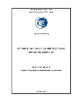 Kỹ thuật đa truy cập phi trực giao NOMA trong hệ thống 5g 