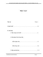 MỘT số HÌNH THỨC NÂNG CAO HỨNG THÚ học tập lý THUYẾT môn GIÁO dục QUỐC PHÒNG  AN NINH KHỐI 11 