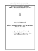 Một số biện pháp giúp học sinh giải toán về quan hệ tỉ lệ lớp 5  