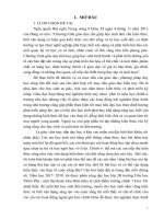 Tổ chức các hoạt động trải nghiệm thực hành cho học sinh lớp 3 vùng đặc biệt khó khăn 