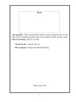 Một số giải pháp nâng cao hiệu quả giải toán về căn thức bậc hai thông qua phân tích và sửa chữa sai lầm của học sinh 