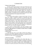 Some effective ways to teach new model sentences for class 