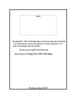 Một số giải pháp nâng cao hiệu quả giảng dạy loại bài tập về số chính phương cho học sinh giỏi lớp 8 ở trường trung học cơ sở 