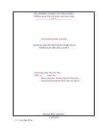 Sử dụng một số trò chơi có hiệu quả trong dạy học địa lí lớp 5  trường tiểu học nga vịnh 