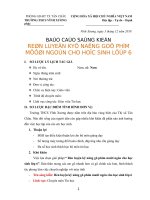 Rèn luyện kỹ năng gõ phím mười ngón cho học sinh lớp 6