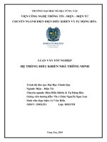 Hệ thống điều khiển nhà thông minh (đồ án tốt nghiệp) 