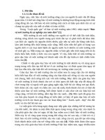 Một số biện pháp nâng cao ý thức bảo vệ môi trường cho trẻ 5 6 tuổi trong trường mầm non 