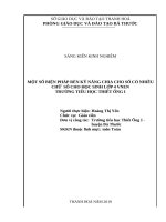 Một số biện pháp rèn kĩ năng chia cho số có nhiều chữ số cho HS lớp 4 VNEN trường TH thiết ống 1 