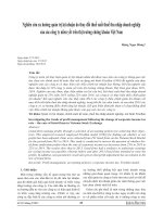 Nghiên cứu xu hướng quản trị lợi nhuận do thay đổi thuế suất thuế thu nhập doanh nghiệp của các công ty niêm yết trên thị trường chứng khoán việt nam 