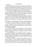 Selecting and organizing games to enhance the quality of teaching and learning english ​​in primary school 