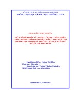 Một số biện pháp xây dựng lớp học thân thiện theo chương trình đảm bảo chất lượng giáo dục trường học (seqap) ở trường tiểu học xuân lẹ 