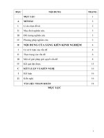 Một số biện pháp rèn kỹ năng sống cho học sinh lớp 4b thông qua các môn học và hoạt động ngoài giờ lên lớp 