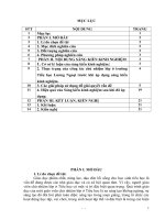 Đổi mới công tác chủ nhiệm lớp theo dự án SEQAP ở trường tiểu học lương ngoại bá thước 