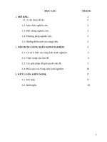 Tổ chức một số trò chơi toán học nhằm gây hứng thú học tập cho học sinh  