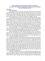 Một số biện pháp hướng dẫn học sinh lớp 5 làm tốt văn miêu tả ở trường tiểu xuân chinh, huyện thường xuân 