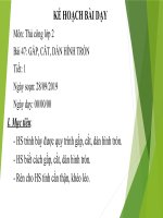 baidaythucong gấp cắt dán hình tròn