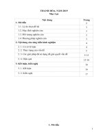 Một số giải pháp phát huy tính tích cực rèn kỹ năng nói cho học sinh lớp 1a thông qua môn tiếng việt trường TH quang chiểu 2 