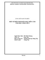 Một số biện pháp rèn đọc diễn cảm cho học sinh lớp 4 