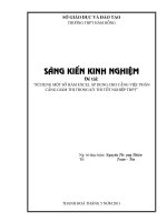 skkn sử DỤNG một số hàm EXCEL áp DỤNG CHO CÔNG VIỆC PHÂN CÔNG GIÁM THỊ TRONG kỳ THI tốt NGHIỆP THPT 