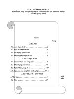 Một số biện pháp chỉ đạo để nâng cao chất lượng dội ngũ giáo viên trường tiểu học quảng thịnh 