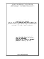 Chỉ đạo tổ chức các hoạt động để cha mẹ đồng hành cúng con nhằm nâng cao chất lượng giáo dục toàn diện và tạo sự gắn kết giữa gia đình và nhà trường 