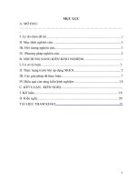 Một số biện pháp bồi dưỡng đội ngũ giáo viên ở trường tiểu học nga liên 1 